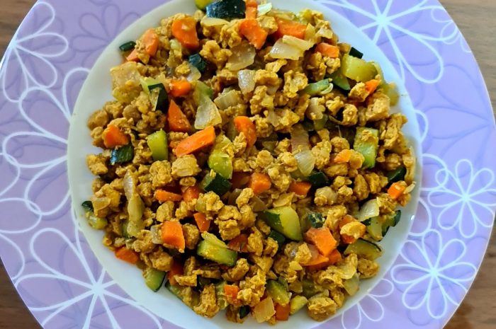 Soja texturizada al curry