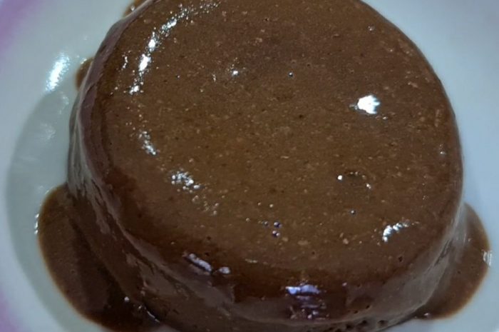 Coulant / Volcán de chocolate saludable en el microondas
