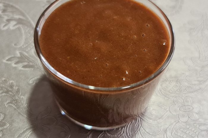 Natilla de chocolate