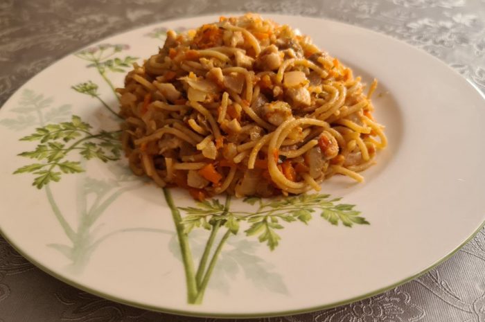 Spaghetti a la boloñesa