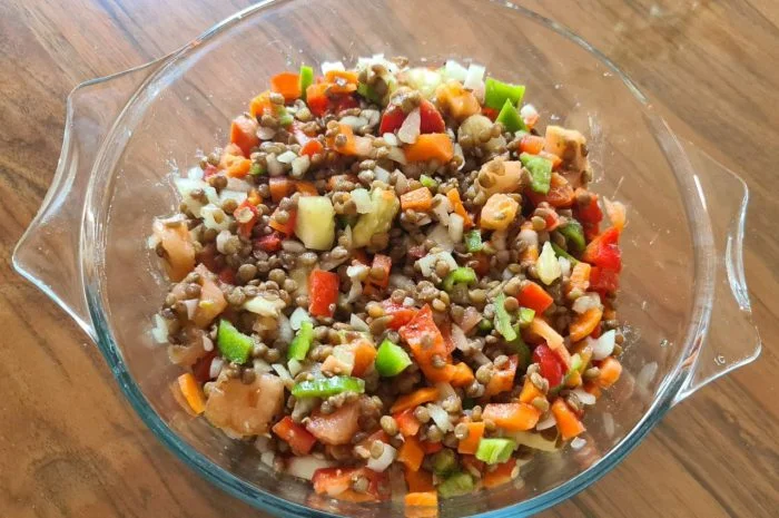 Ensalada de lentejas